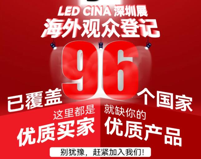 已有96個國家地區買家登記參觀了！您也參與進來一起新年看新品吧！